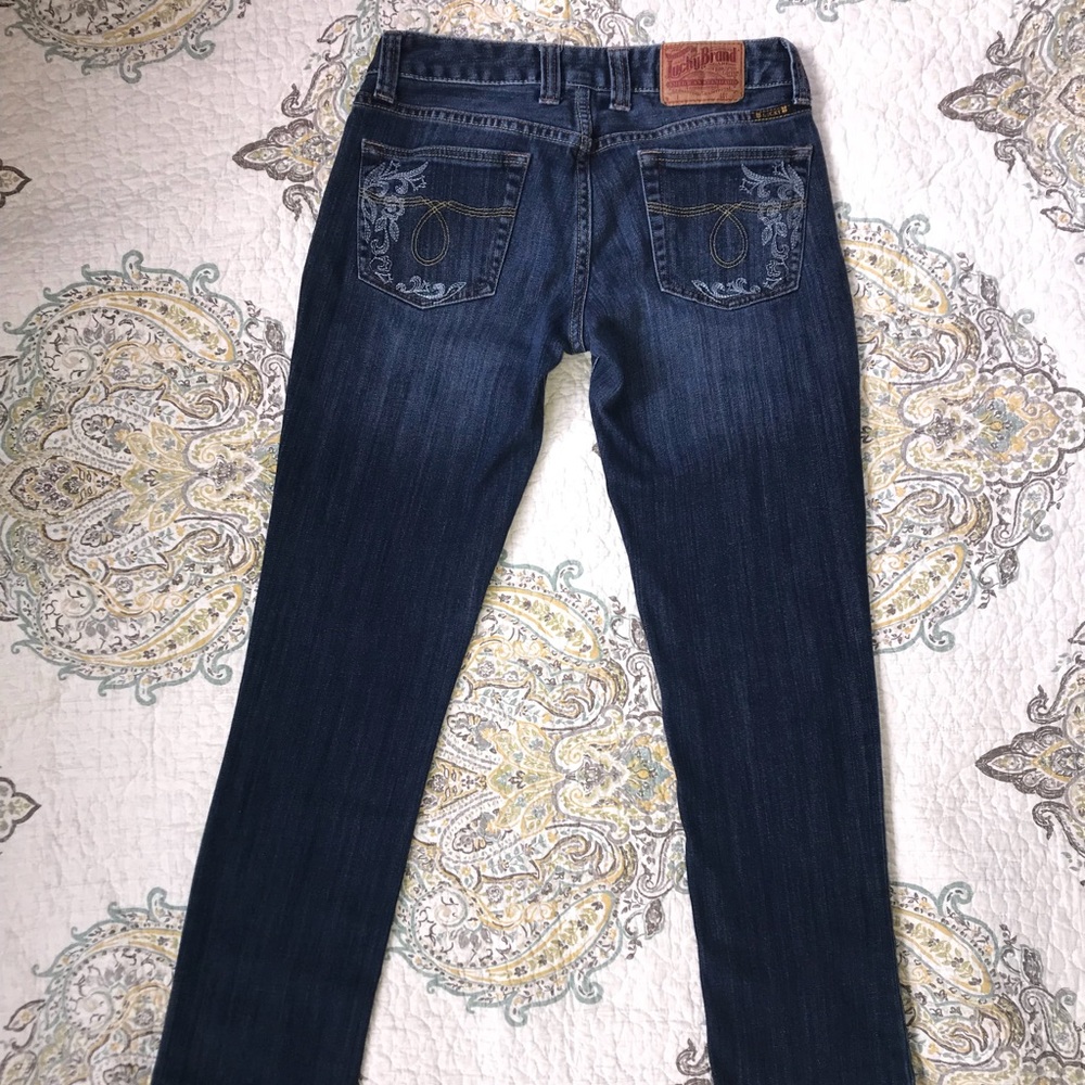 (EUC) straight leg Lucky Jeans size 4/27